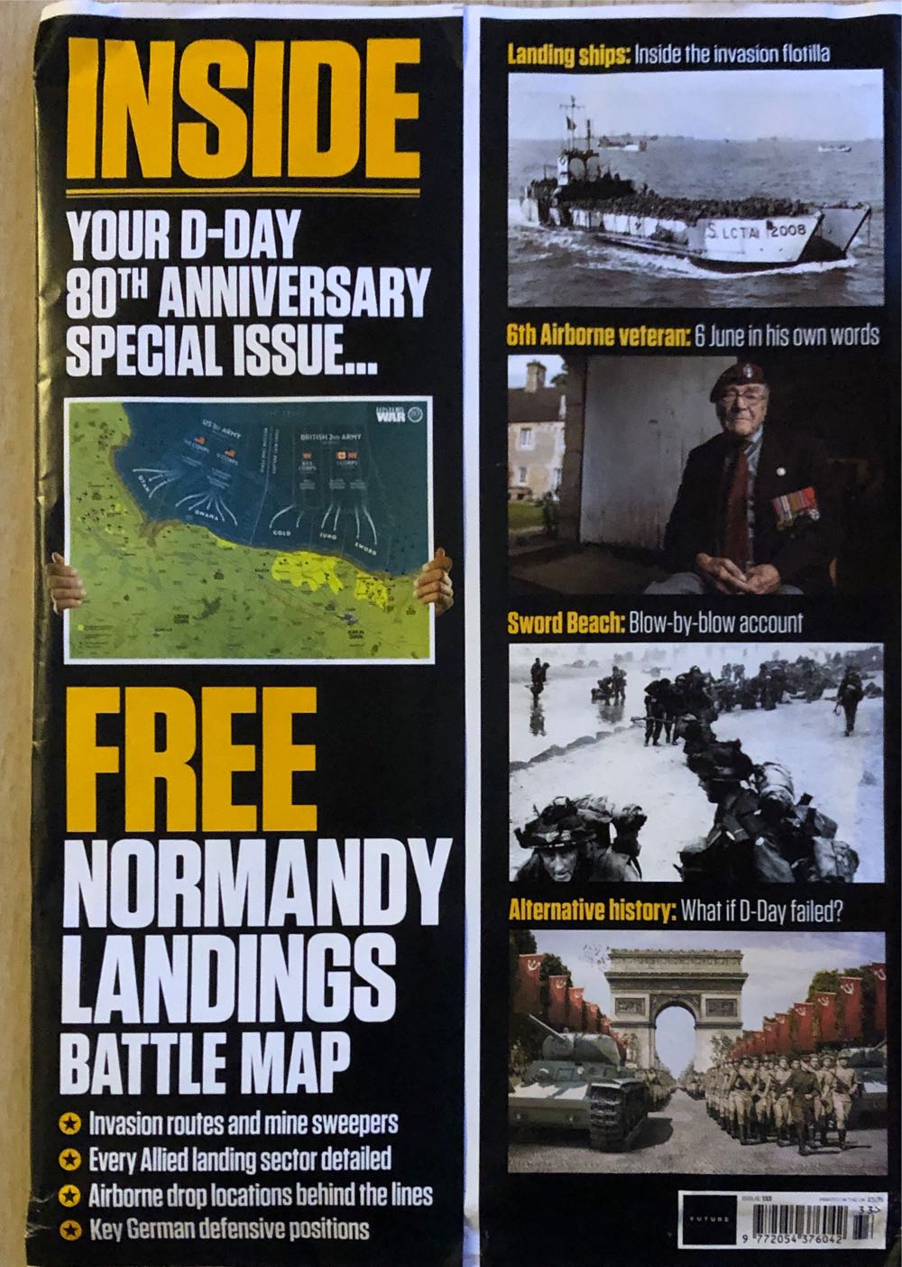 History Of War 6 June 1944 - 2024 D-DAY  (May) magazine collectible [Barcode 977205437604233] - Main Image 2