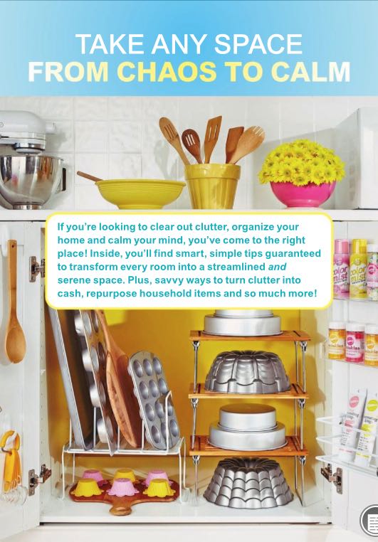 Clutter Solutions - 201 Genius Hacks  (July) magazine collectible - Main Image 2
