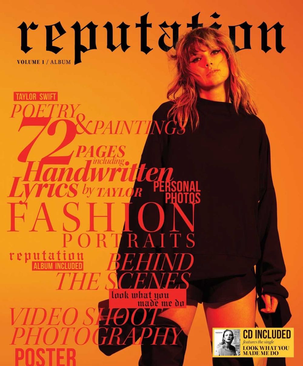Reputation Cd 1 & Volume Exclusive New Vol. Target  magazine collectible [Barcode 843930033119] - Main Image 2