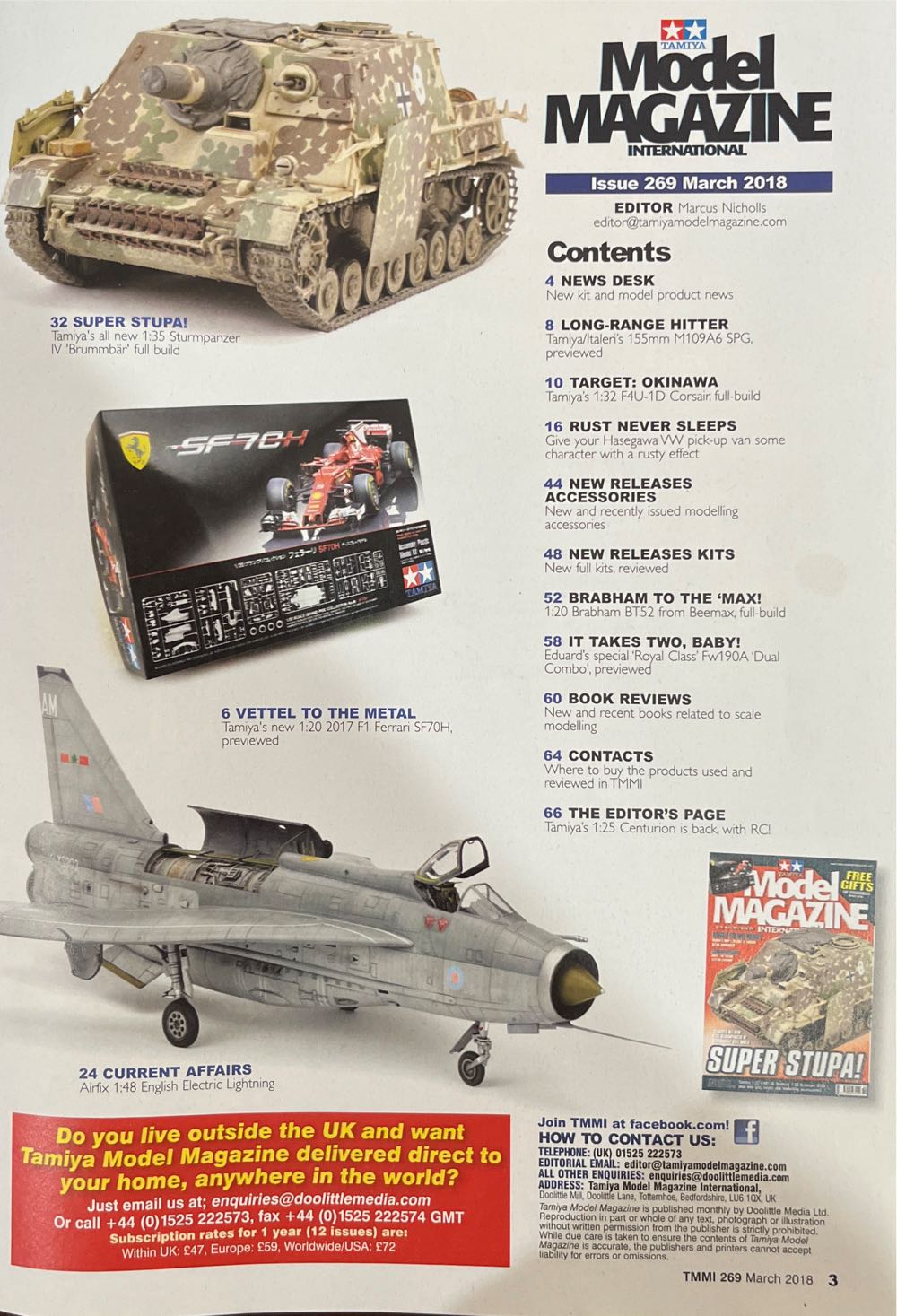 Model Magazine International Issue 269  (March) magazine collectible [Barcode 977091297114969] - Main Image 2