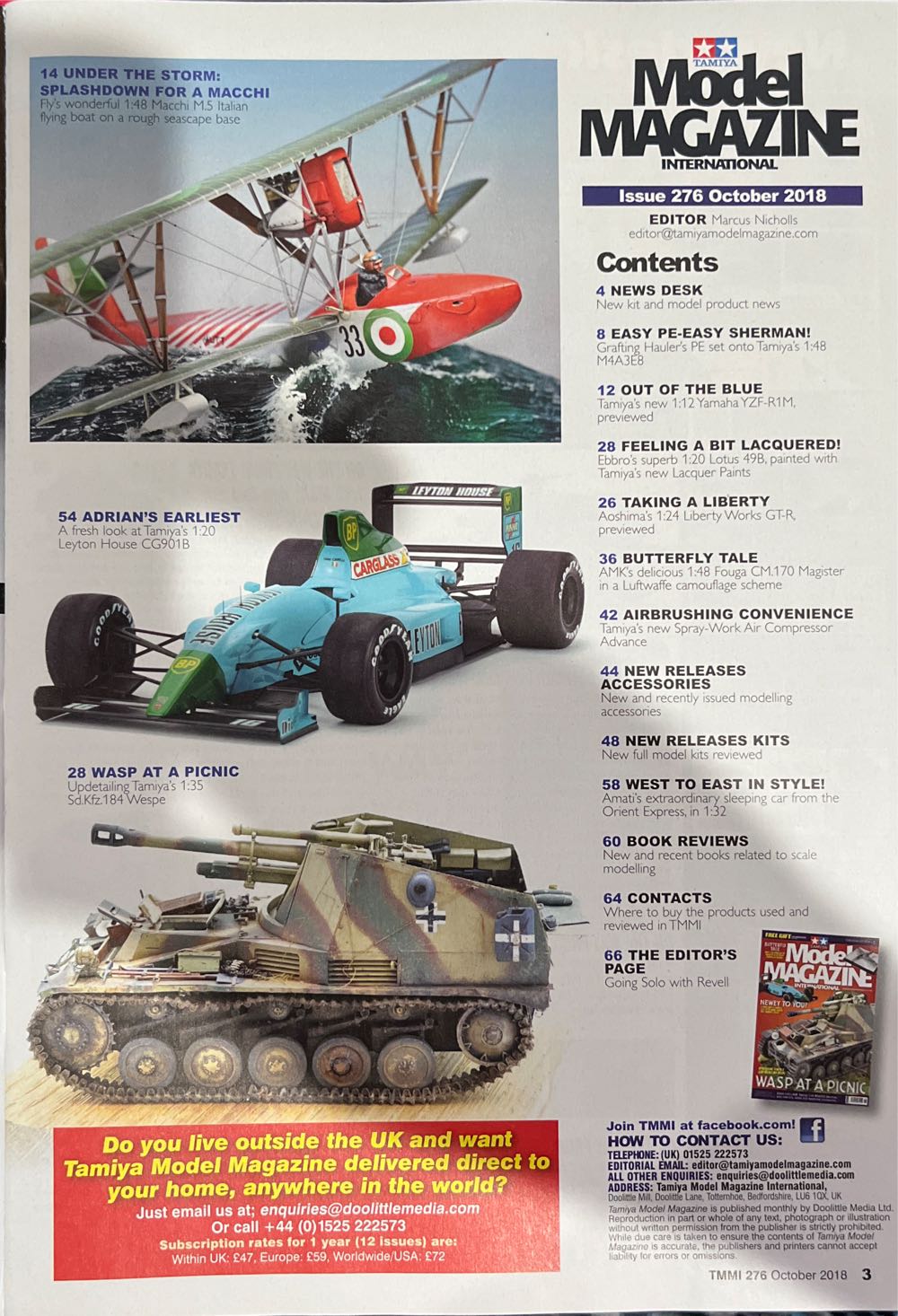 Model Magazine International Issue 276  (October) magazine collectible [Barcode 977091297114916] - Main Image 2