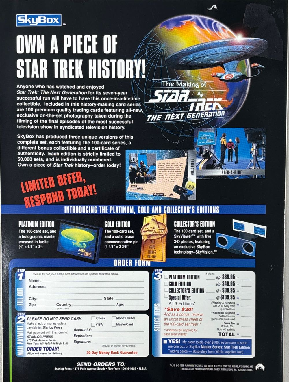 Star Trek Voyager Issue #5  (February) magazine collectible [Barcode 07189646020902] - Main Image 2
