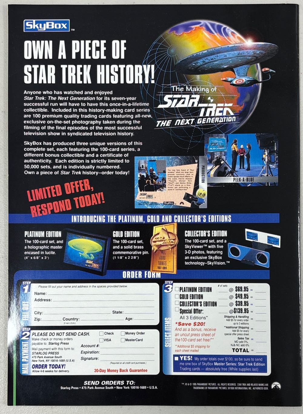 Star Trek Voyager Issue #6  (March) magazine collectible [Barcode 07189646020904] - Main Image 2