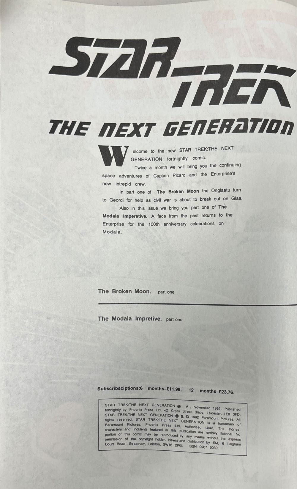 Star Trek TNG  (November) magazine collectible [Barcode 977096790300347] - Main Image 3