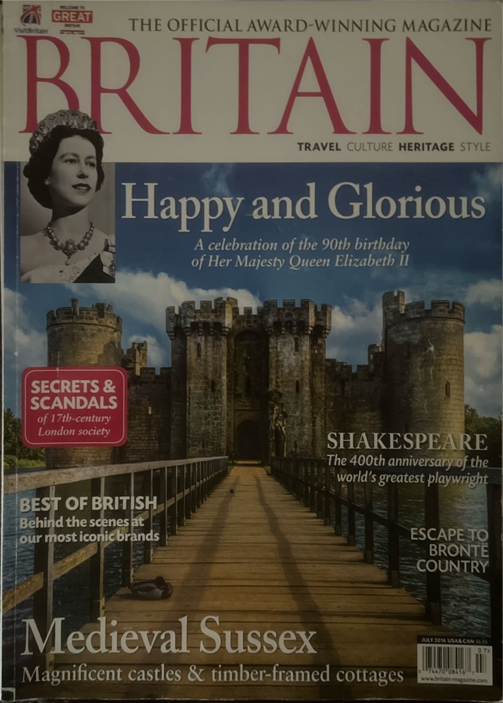Britain  (July) magazine collectible [Barcode 07447008416707] - Main Image 1