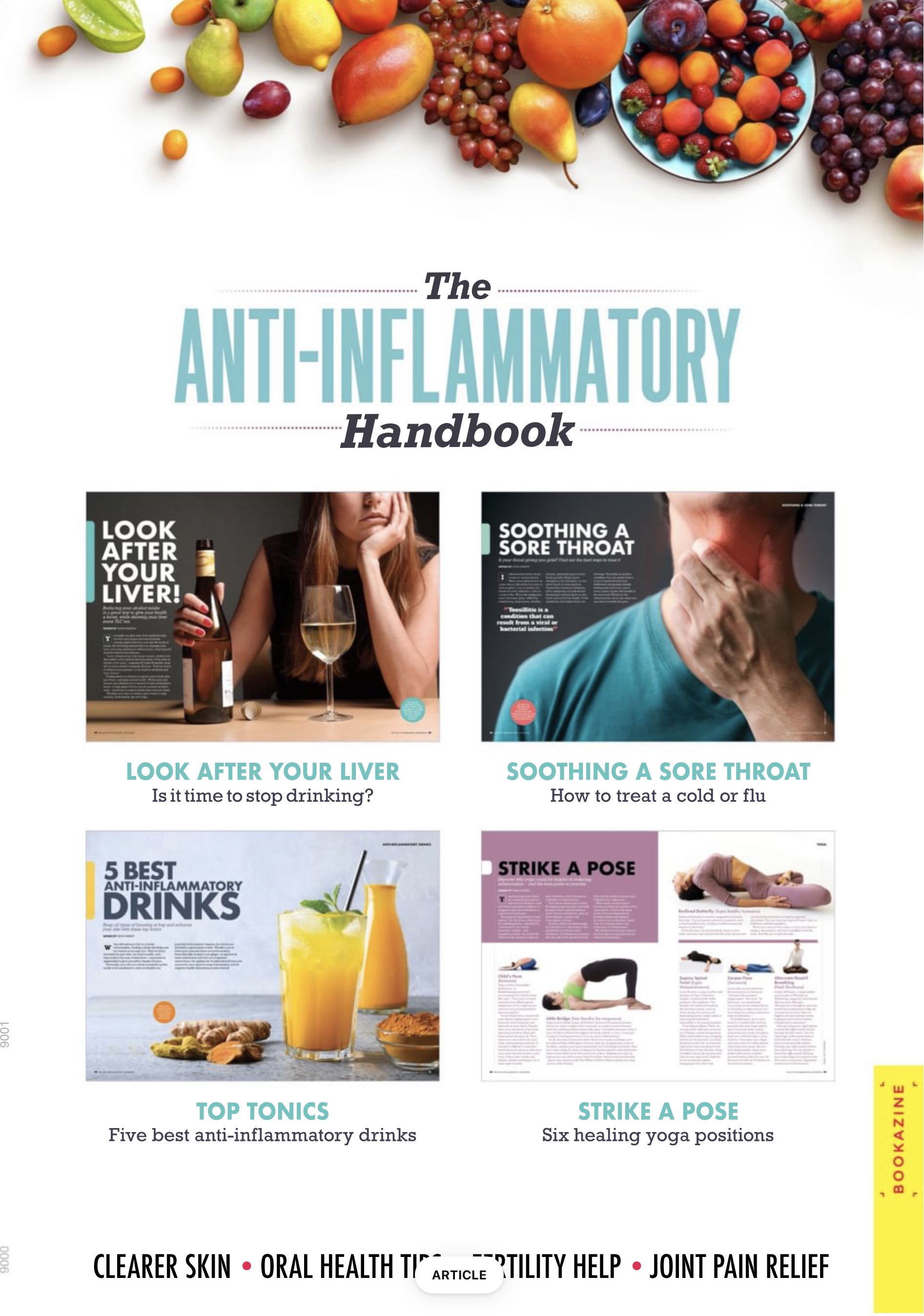 The Anti-Inflammatory Handbook  2023 August  (August) magazine collectible - Main Image 2