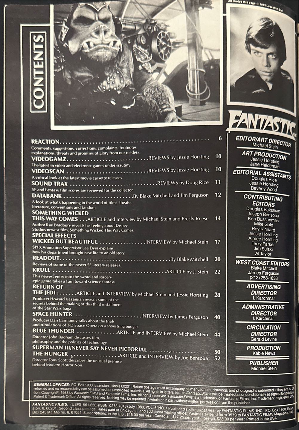 Fantastic Films  (July) magazine collectible [Barcode 07189649286607] - Main Image 3