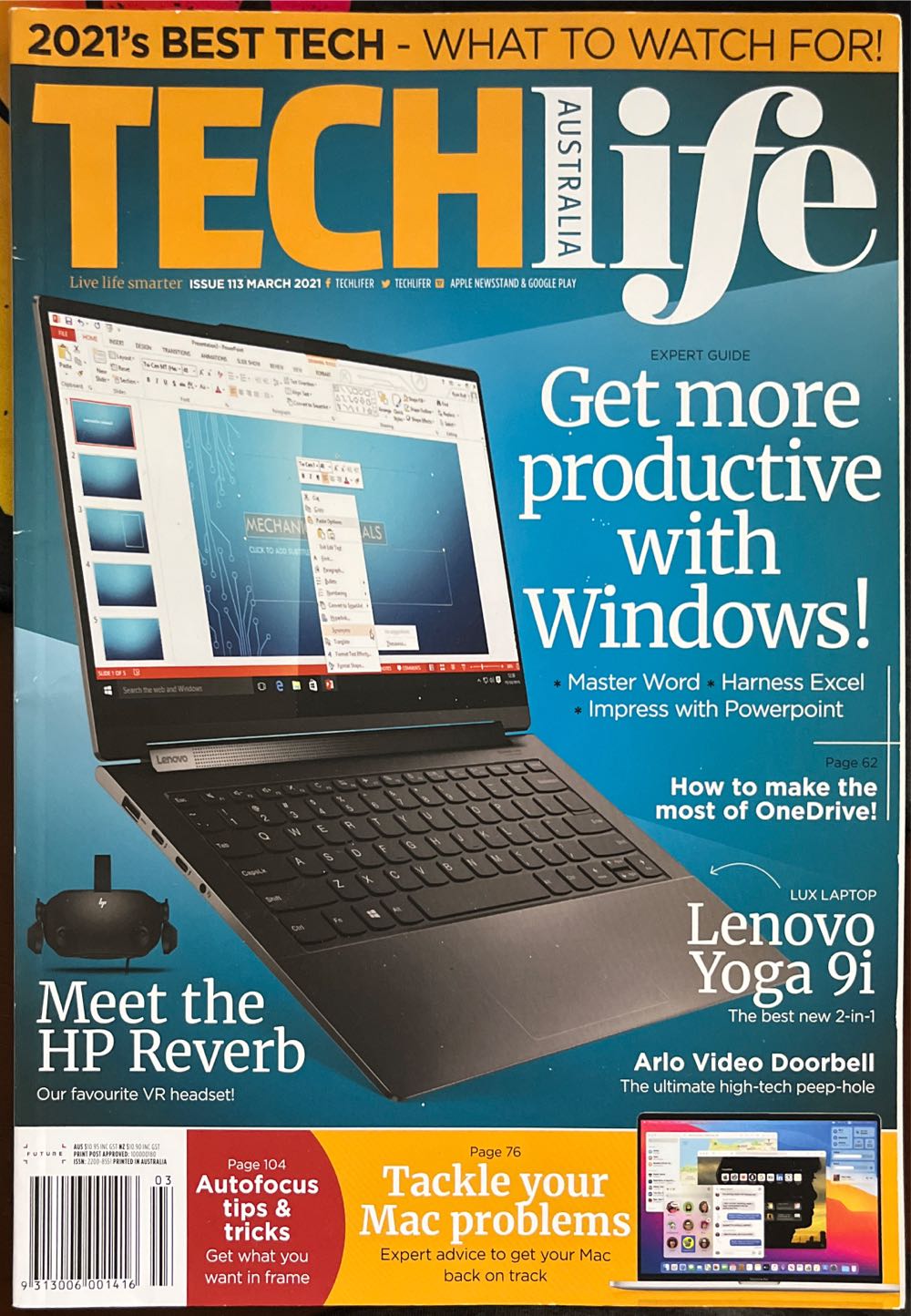 Tech Life Australia Issue 113  (March) magazine collectible [Barcode 931300600141603] - Main Image 1