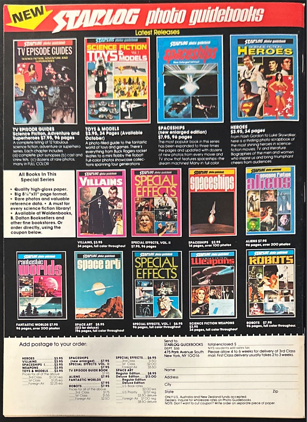 Starlog  (September) magazine collectible [Barcode 07189649112809] - Main Image 2