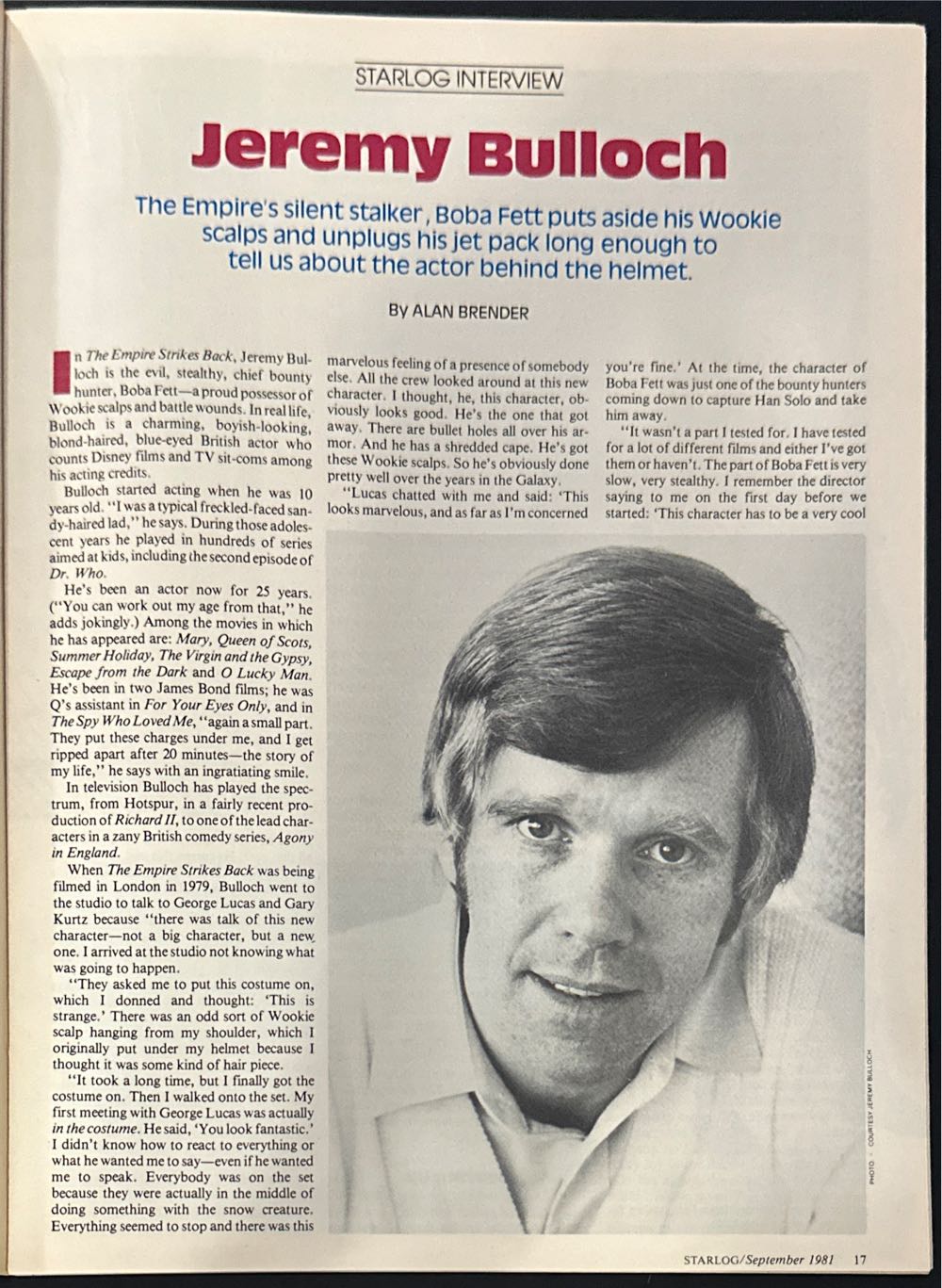 Starlog  (September) magazine collectible [Barcode 07189649112809] - Main Image 4