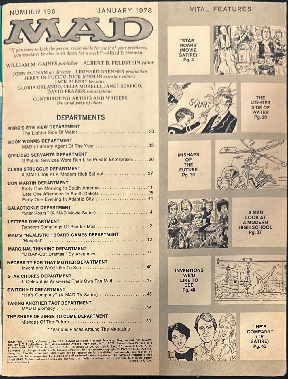 Mad Magazine  (January) magazine collectible - Main Image 3