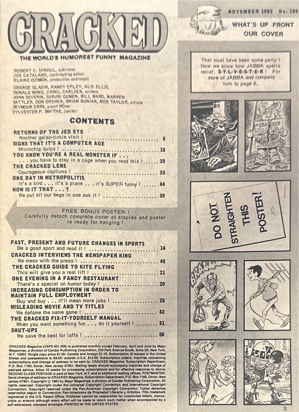 Cracked  (November) magazine collectible - Main Image 3