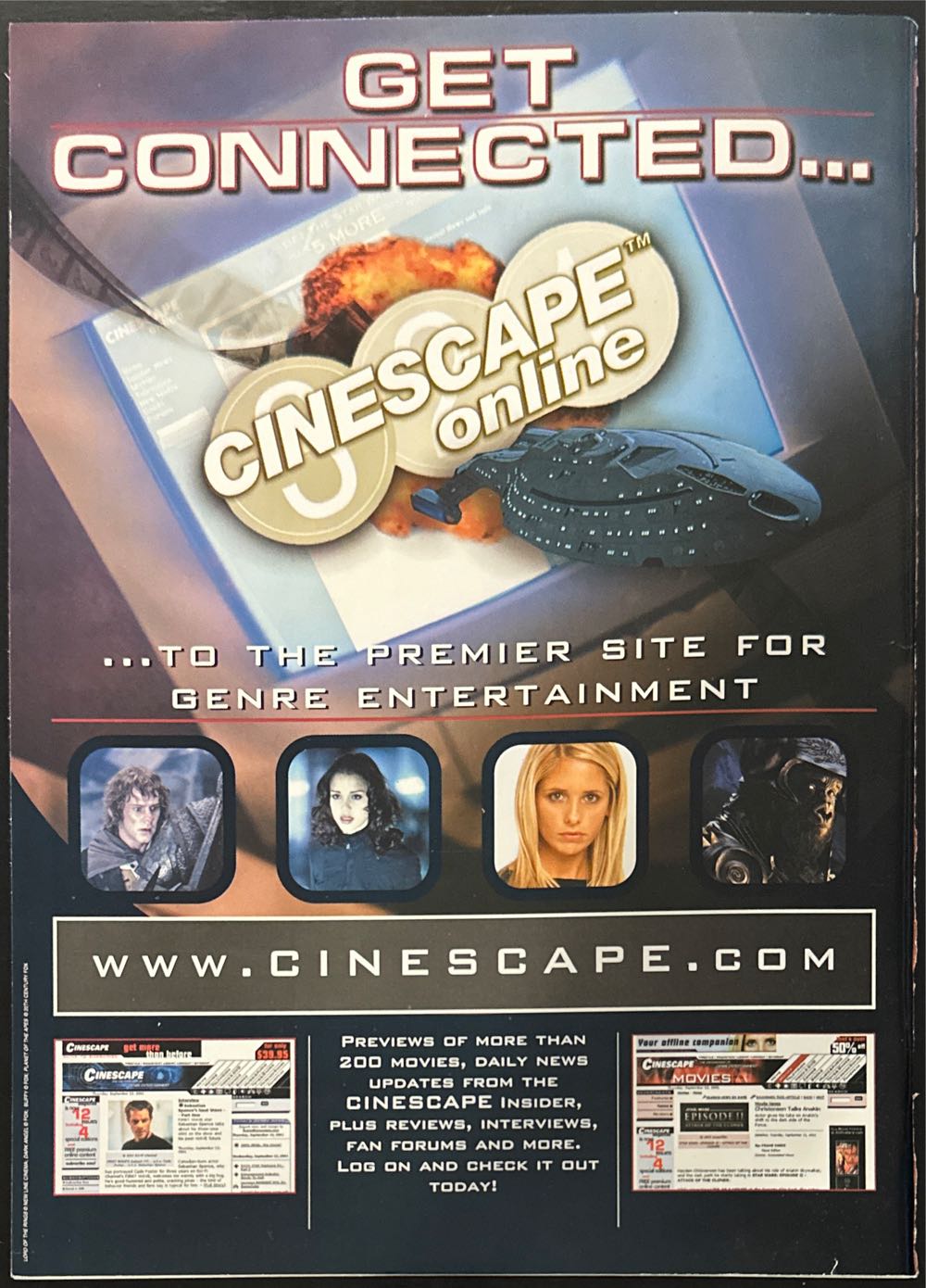 Cinescape  (February) magazine collectible [Barcode 07189648560802] - Main Image 2