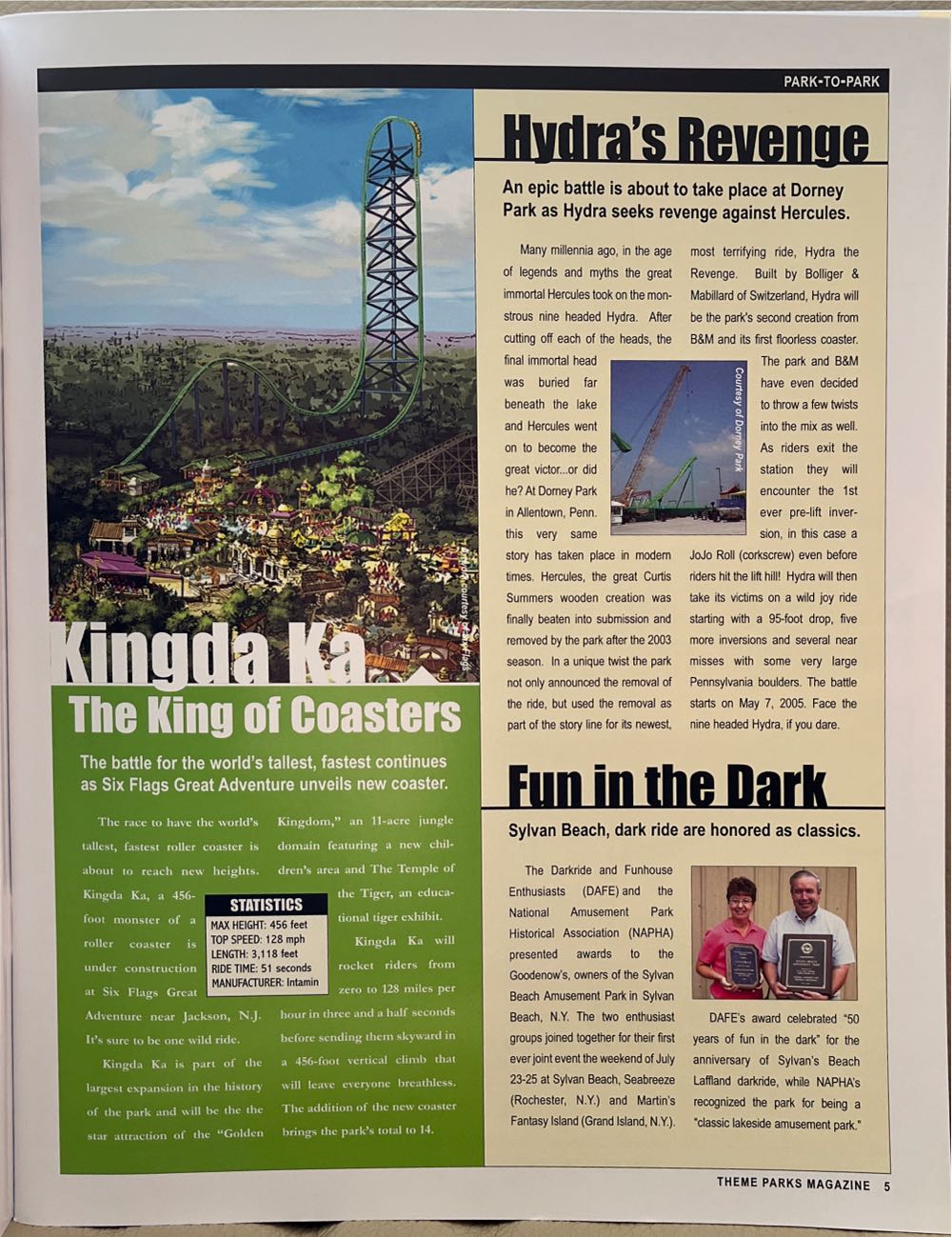 Theme Park Magazine Vol. 1 Nr. 3  magazine collectible - Main Image 3