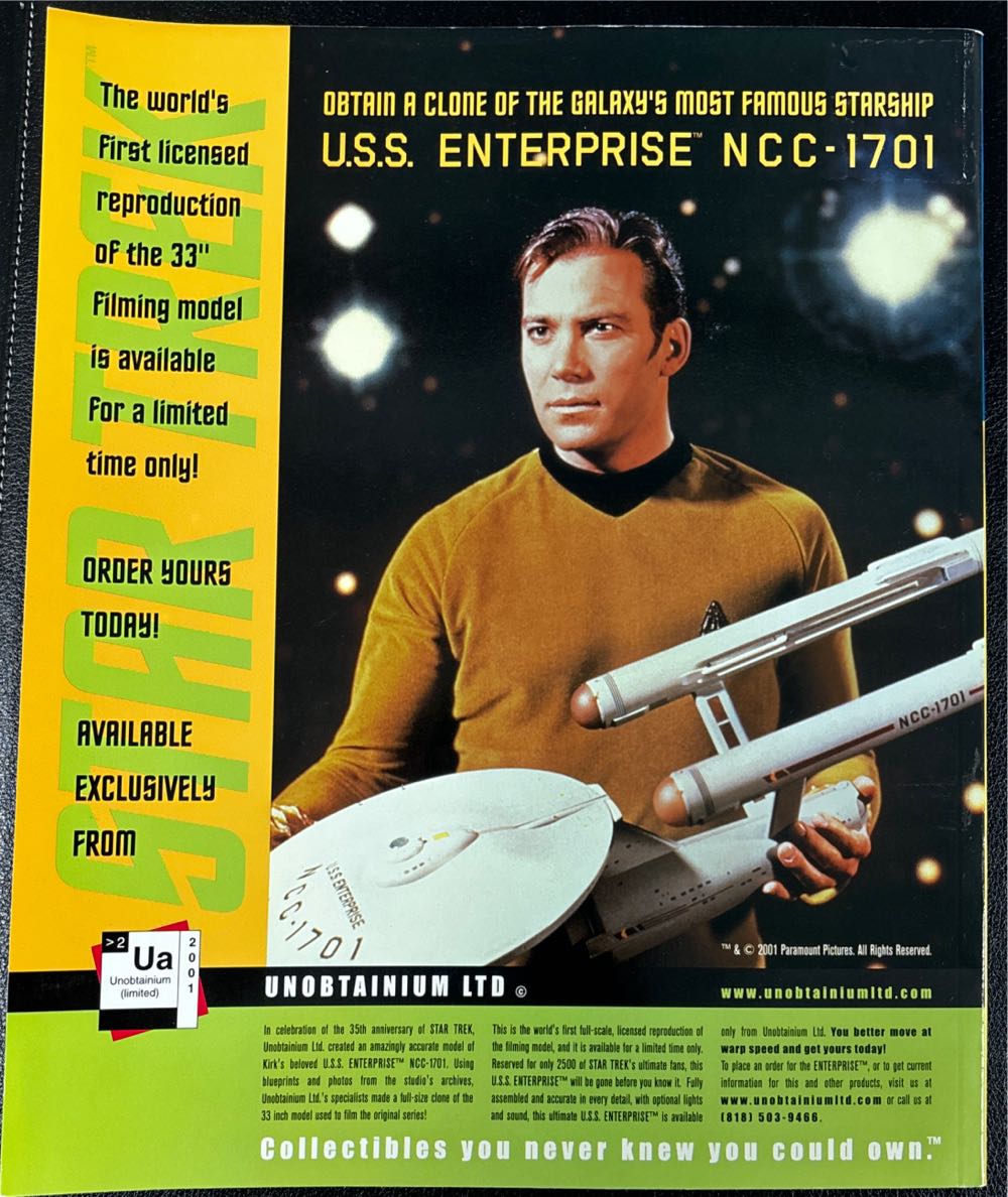 Star Trek The Magazine Vol. 2 Issue. 8 December 2001  magazine collectible [Barcode 07143518263012] - Main Image 2