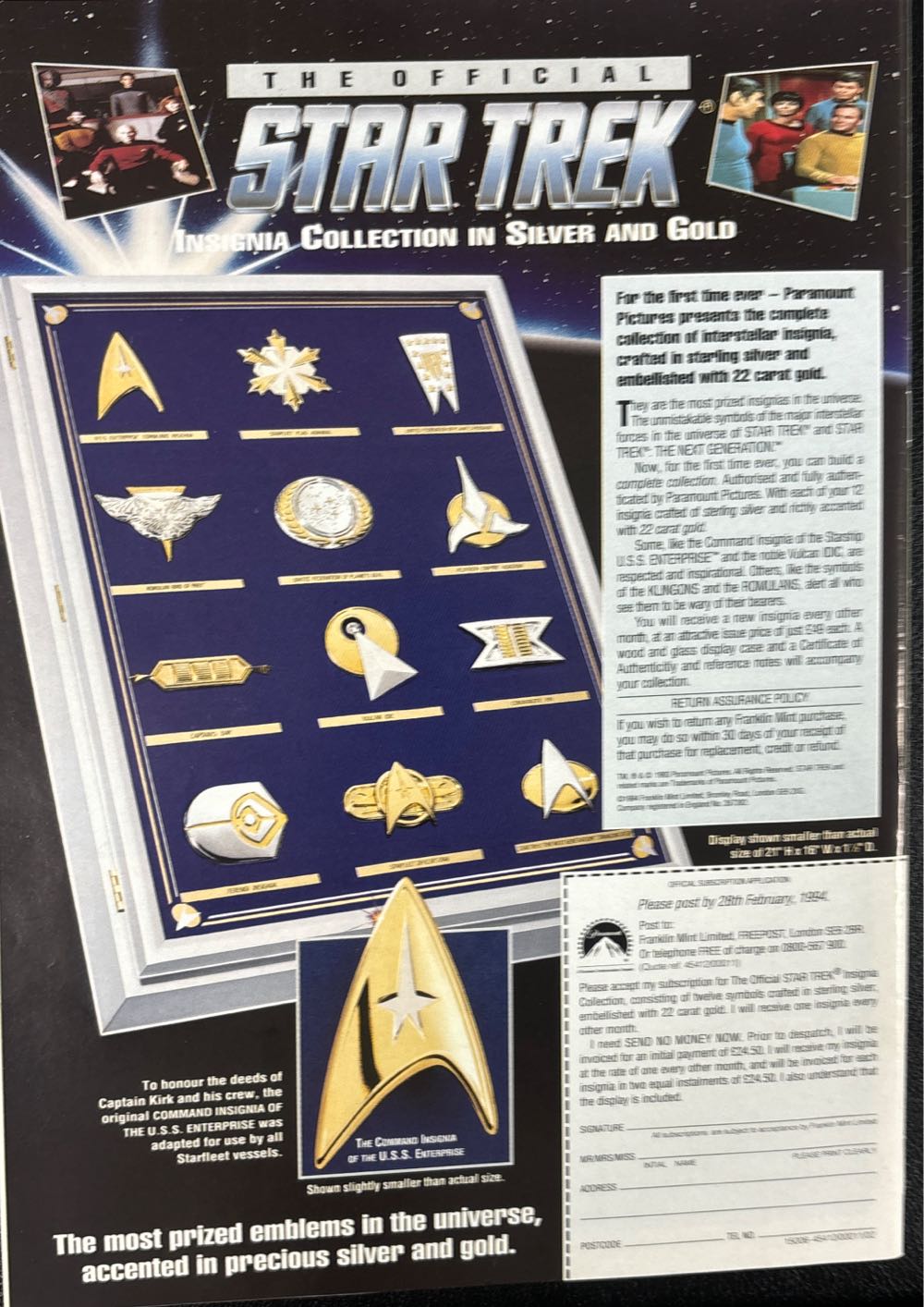Starburst Star Trek Magazine #186  (February) magazine collectible [Barcode 977095511403986] - Main Image 2