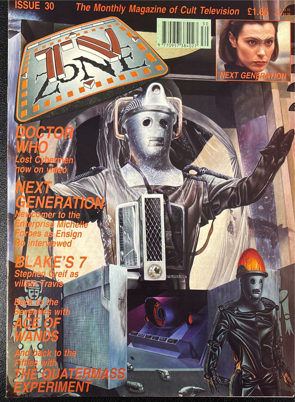 TV Zone Magazine Star Trek Cover #30  (May) magazine collectible [Barcode 977095738402730] - Main Image 1