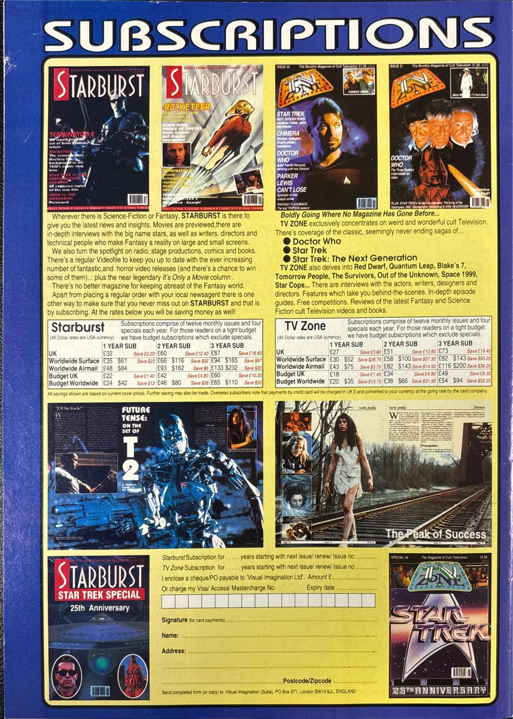 TV Zone Magazine Star Trek Cover #30  (May) magazine collectible [Barcode 977095738402730] - Main Image 2