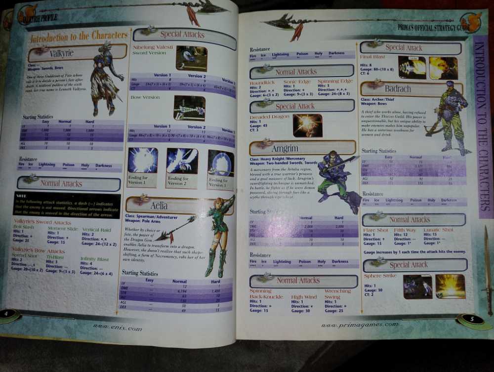 Prima’s Official Strategy Guide For Valkyrie Profile  (junio) magazine collectible - Main Image 2