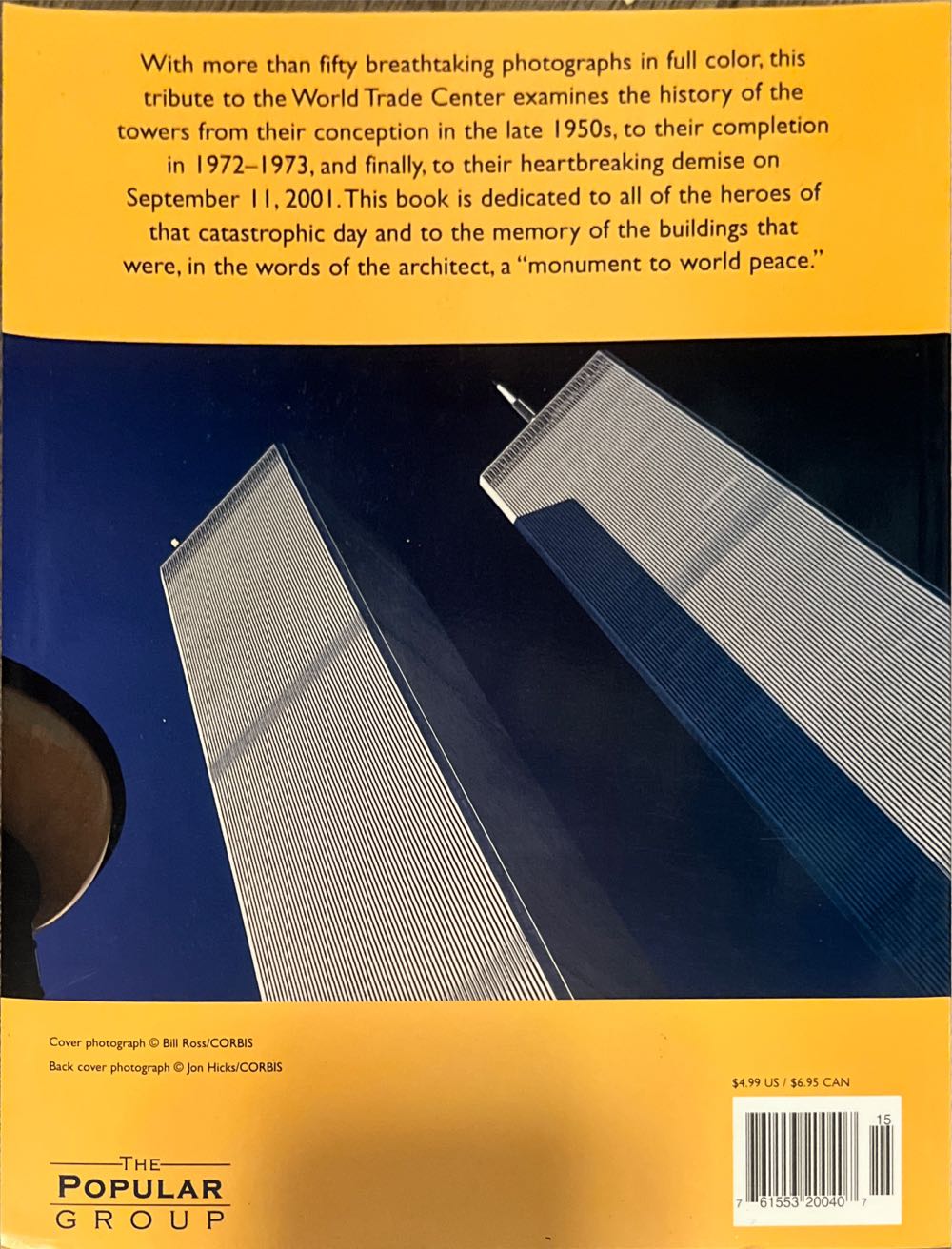The World Trade Center: A Landmark To Remember  magazine collectible [Barcode 76155320040715] - Main Image 2