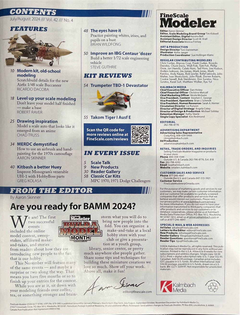 Finescale Modeler Volume 42 Issue 4  (July) magazine collectible [Barcode 07447001260308] - Main Image 2