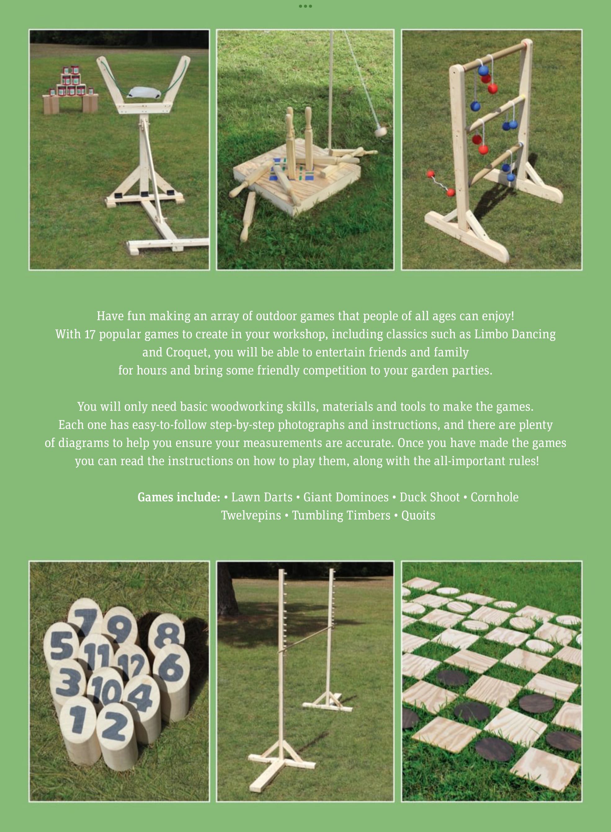 Outdoor Woodworking Games  2023 April  (April) magazine collectible - Main Image 2