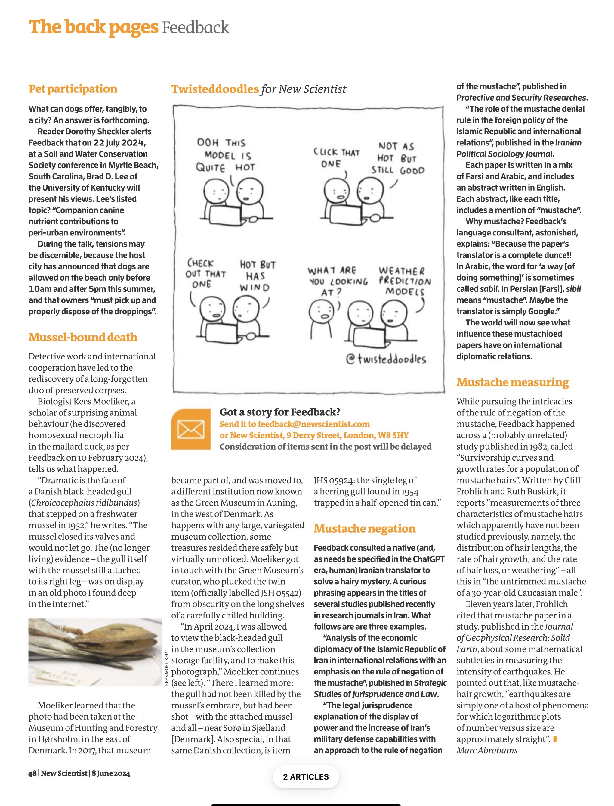 New Scientist  2024 June 8-14  (June) magazine collectible - Main Image 2