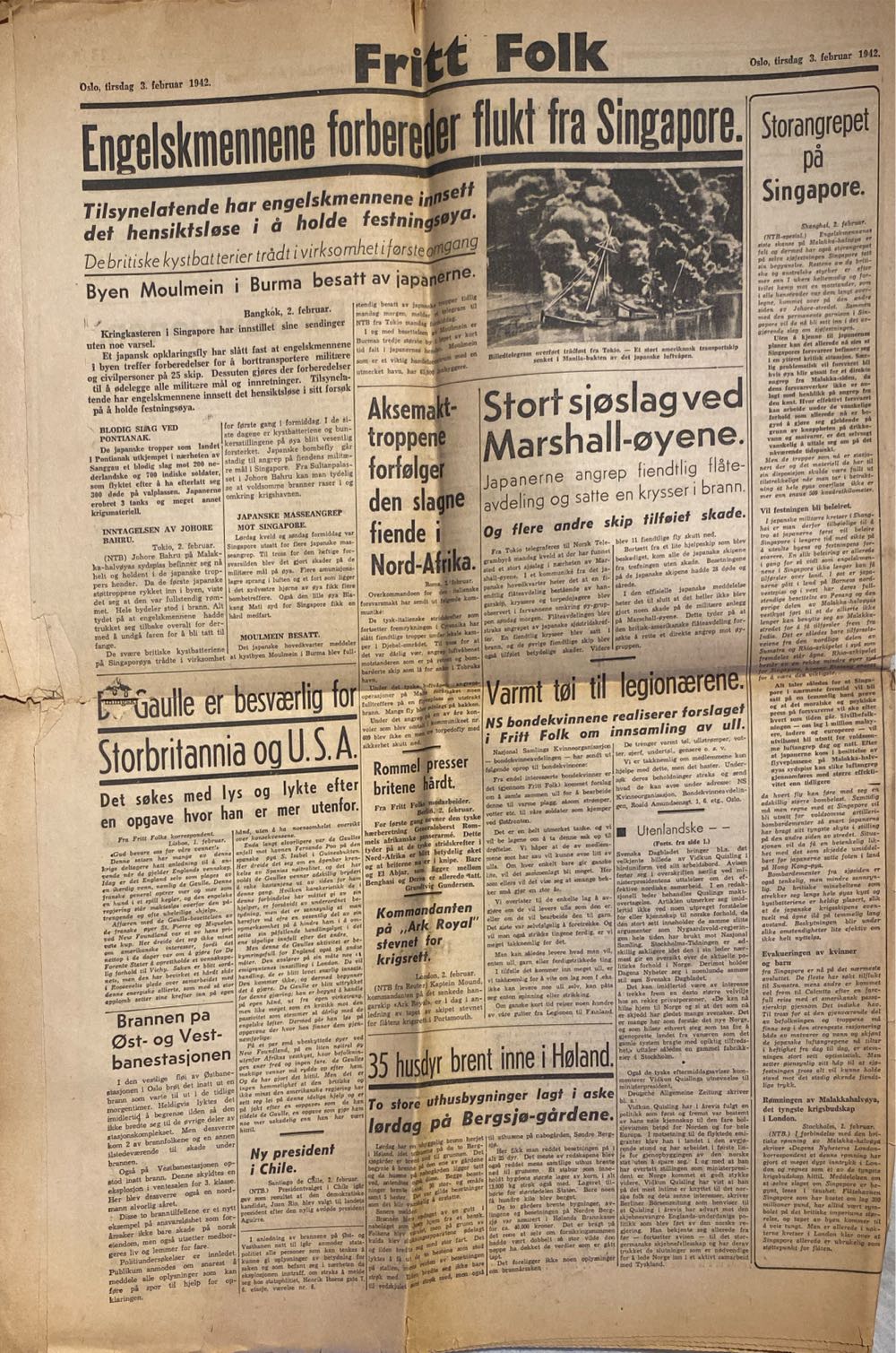 Fritt Folk (H)  (February) magazine collectible - Main Image 2