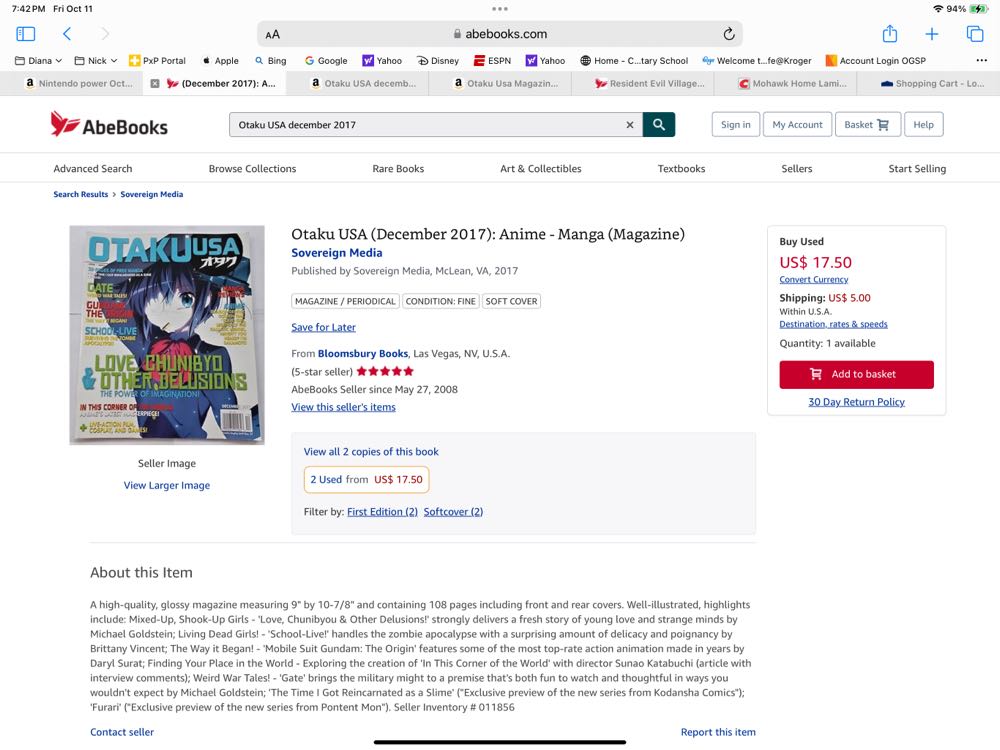 Otaku USA  (December) magazine collectible [Barcode 00928101582612] - Main Image 3