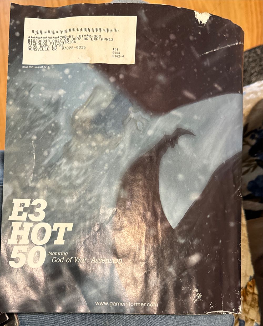 Game Informer 232  magazine collectible - Main Image 2