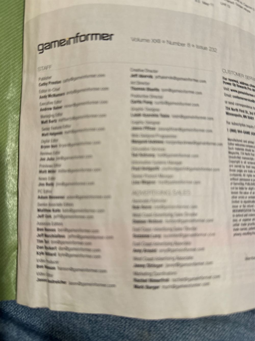 Game Informer 232  magazine collectible - Main Image 3