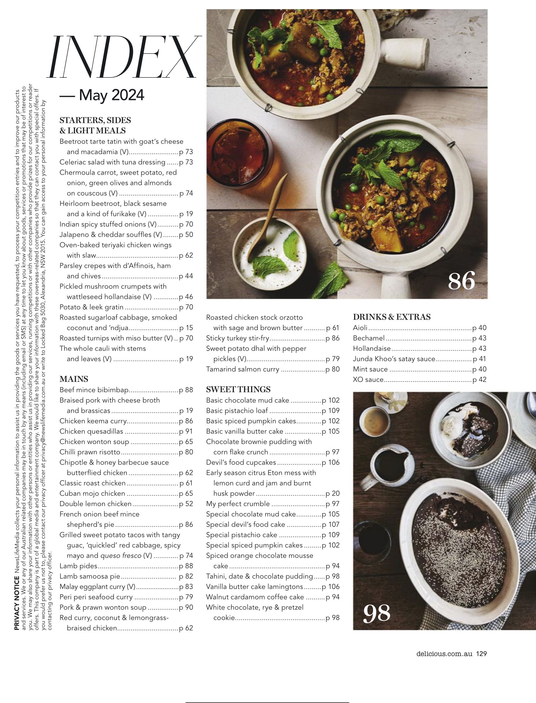 delicious.  2024 May  (May) magazine collectible - Main Image 2