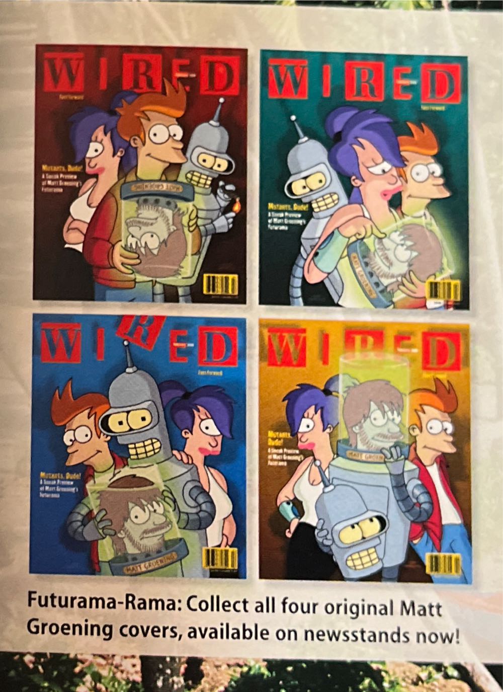 WIRED Futurama Green  (February) magazine collectible [Barcode 101714737084102] - Main Image 2
