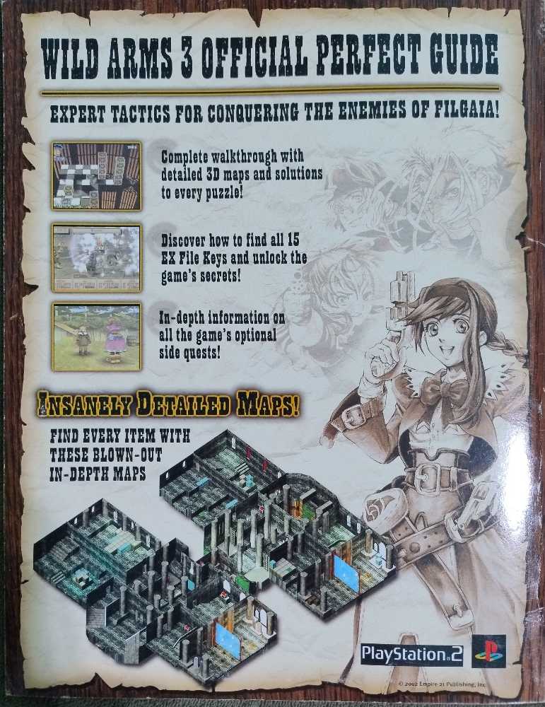 Official Perfect Guide Wild Arms 3  magazine collectible - Main Image 4