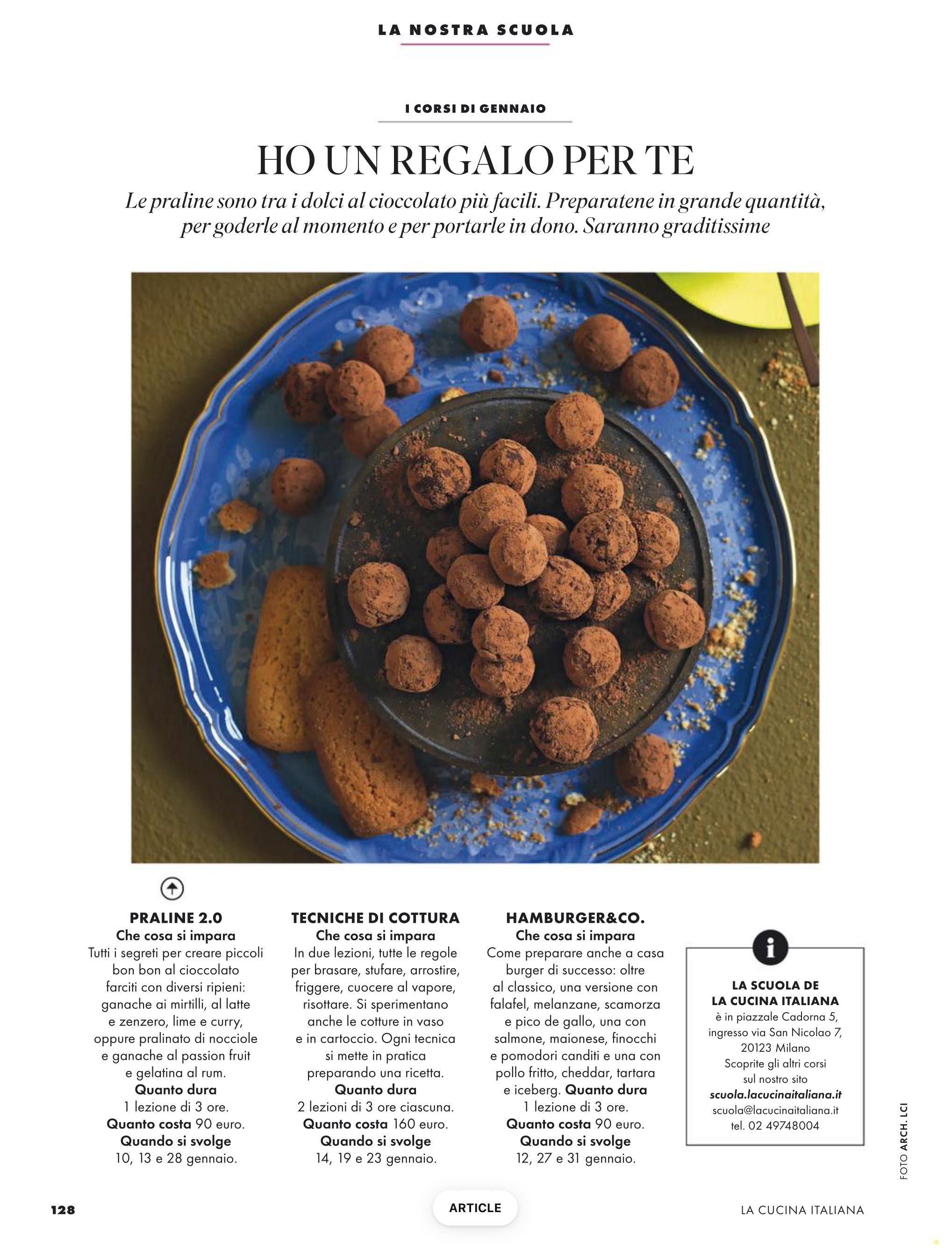 La Cucina Italiana  2023 Gennaio  (January) magazine collectible - Main Image 2