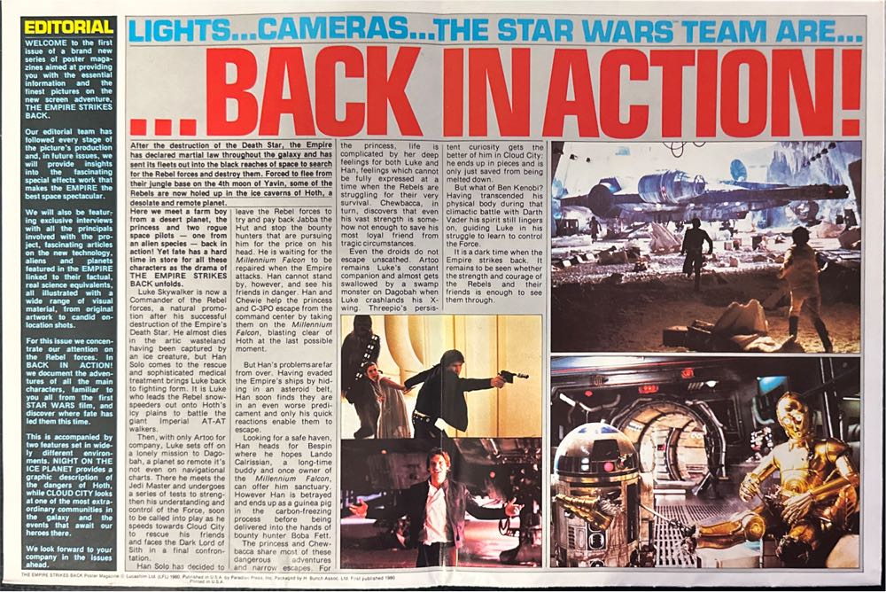 Star Wars The Empire Strikes Back Official Poster Monthly  (May) magazine collectible [Barcode 07189648460101] - Main Image 2