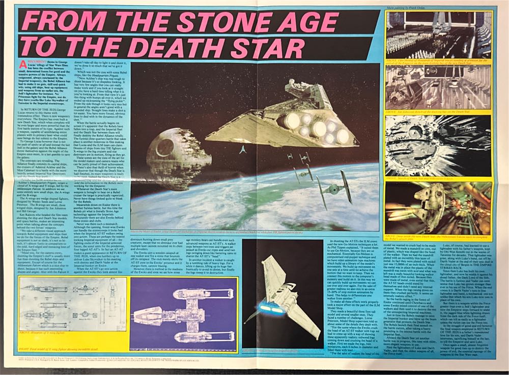 Star Wars Return of the Jedi Official Poster Monthly  (July) magazine collectible [Barcode 07189647921803] - Main Image 3