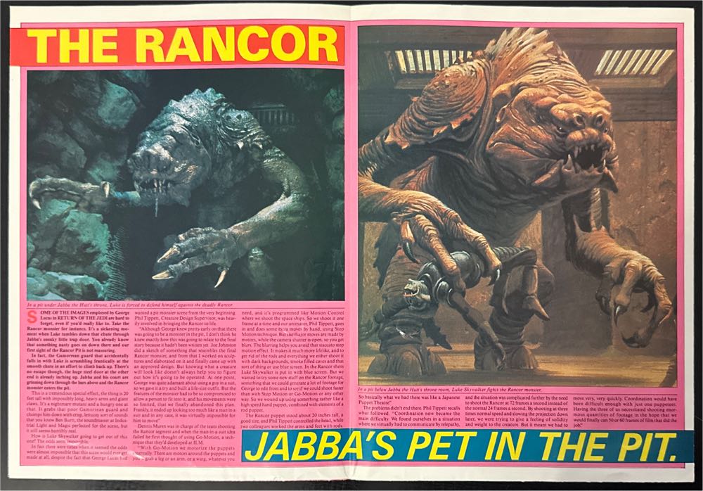 Star Wars Return of the Jedi Official Poster Monthly  (August) magazine collectible [Barcode 07189647921804] - Main Image 2