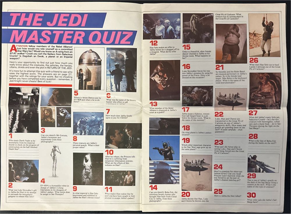 Star Wars Return of the Jedi Official Poster Monthly  (July) magazine collectible [Barcode 071896484595] - Main Image 3