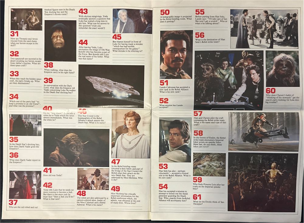 Star Wars Return of the Jedi Official Poster Monthly  (July) magazine collectible [Barcode 071896484595] - Main Image 4