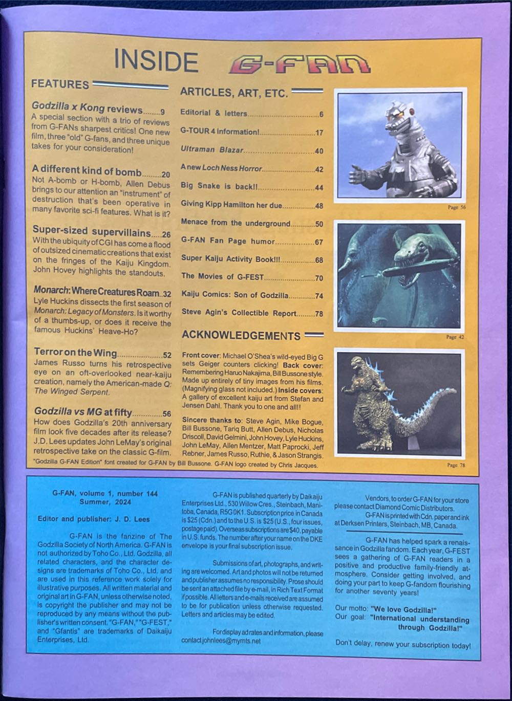 G-FAN #144  magazine collectible [Barcode 09492285860300144] - Main Image 2