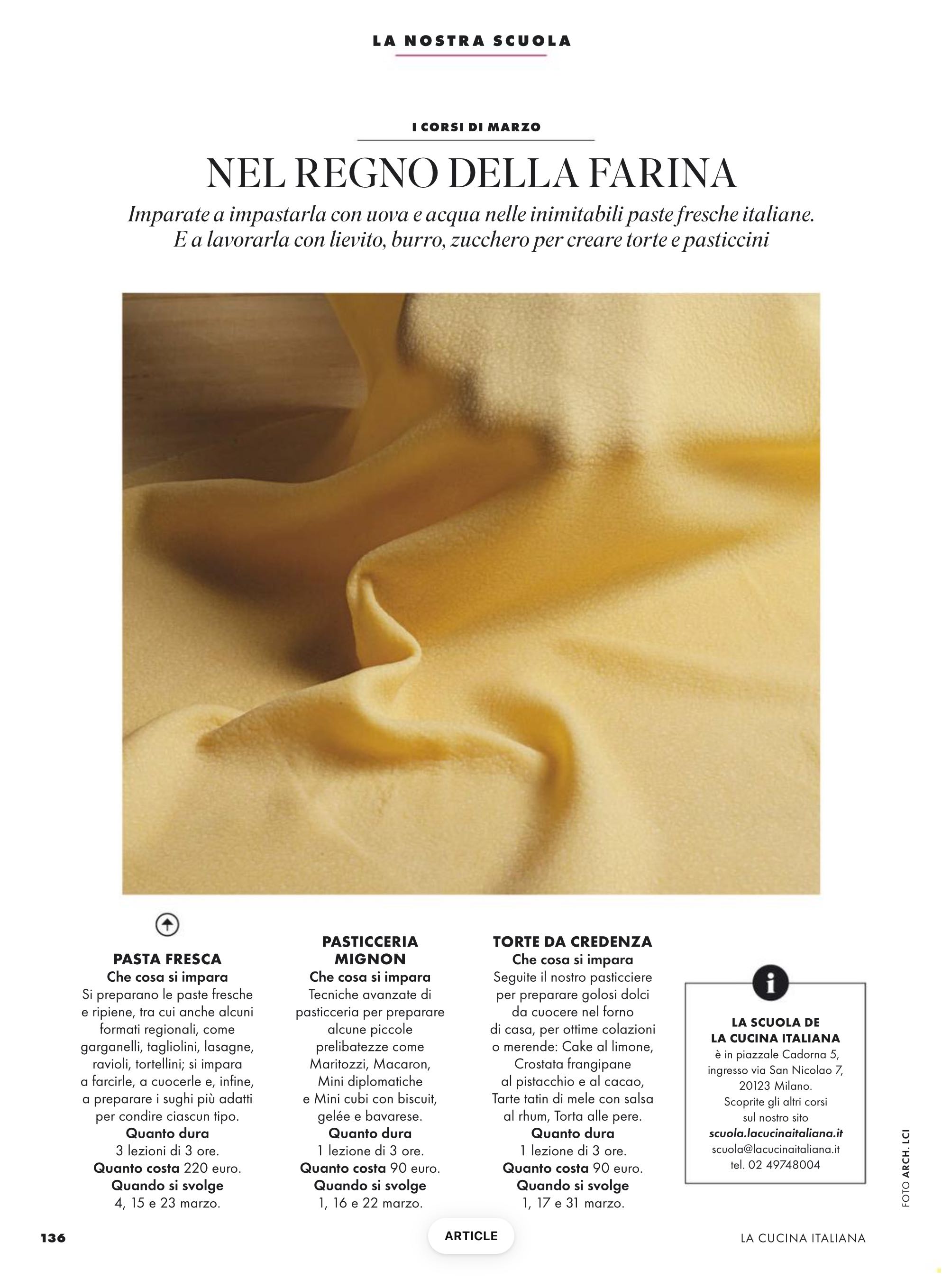La Cucina Italiana  2023 Marzo  (March) magazine collectible - Main Image 2
