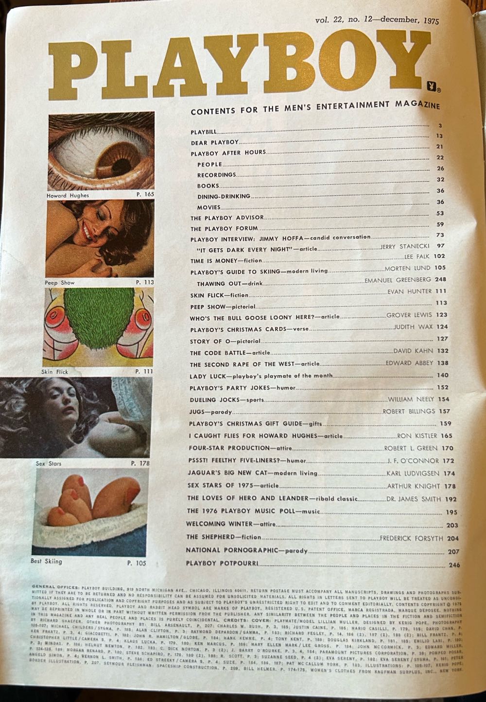 Playboy December 1975  (December) magazine collectible - Main Image 2