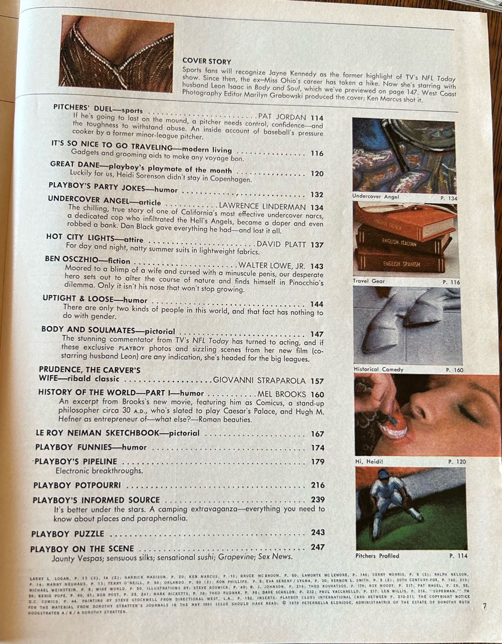 Playboy July 1981  (July) magazine collectible - Main Image 3