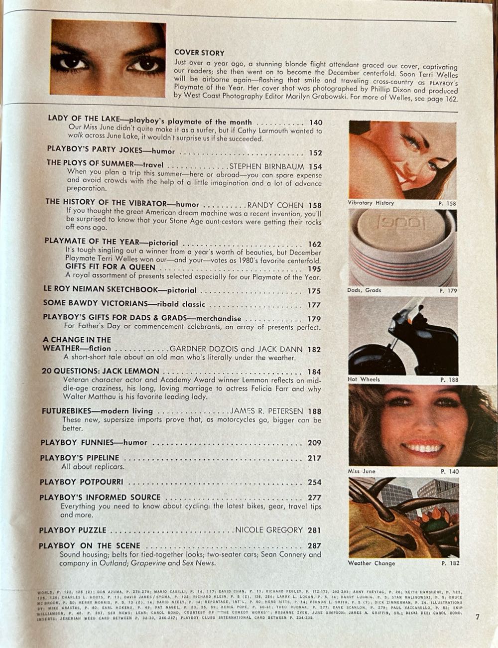 Playboy June 1981  (June) magazine collectible - Main Image 3