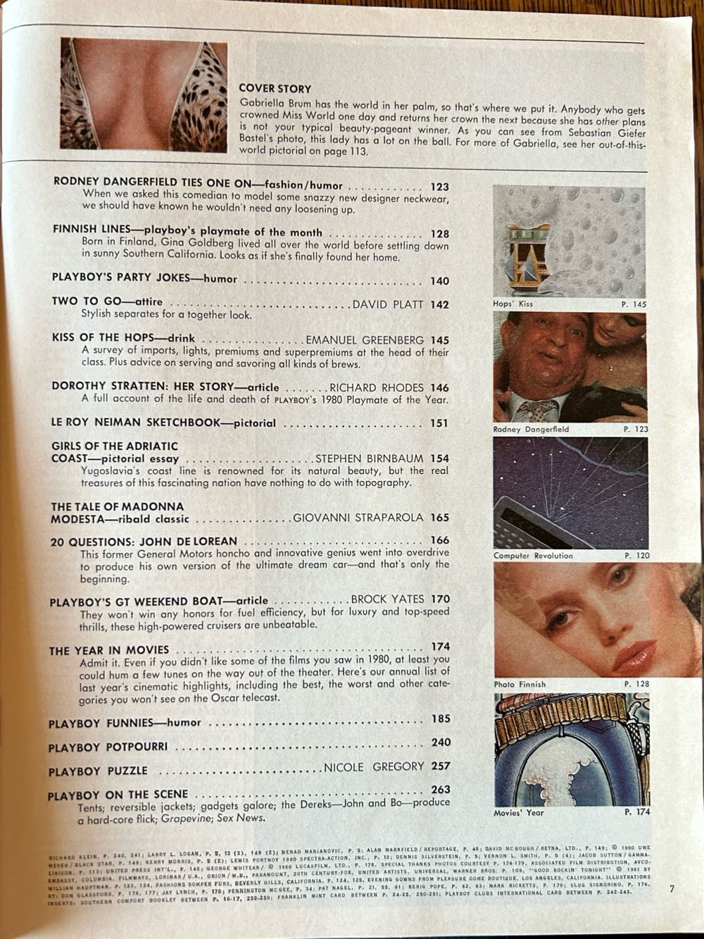 Playboy May 1981  (May) magazine collectible - Main Image 3