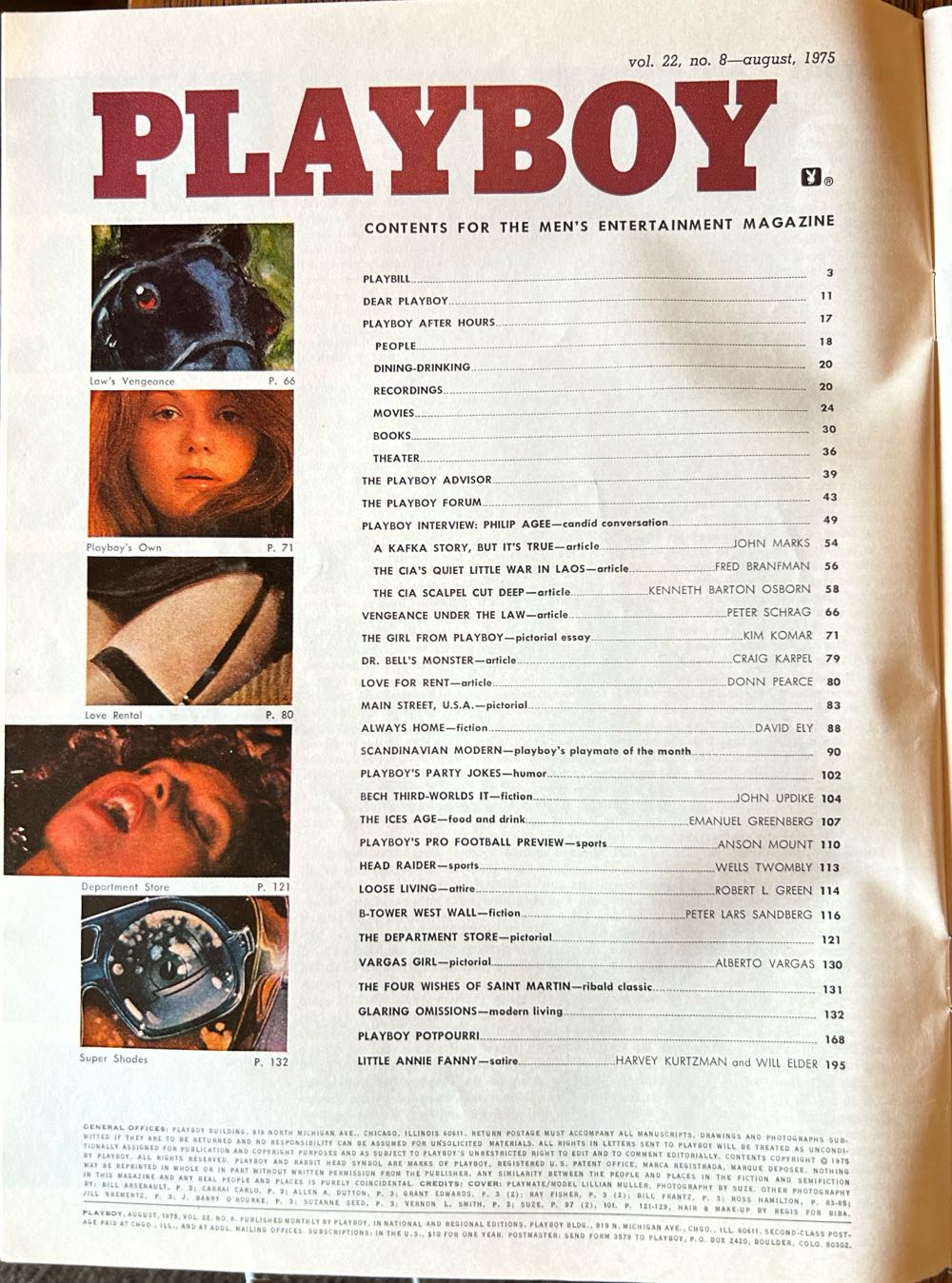 Playboy August 1975  (August) magazine collectible - Main Image 2