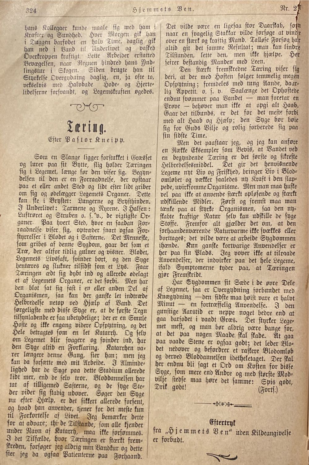 Hjemmets Ven (H)  (July) magazine collectible - Main Image 2