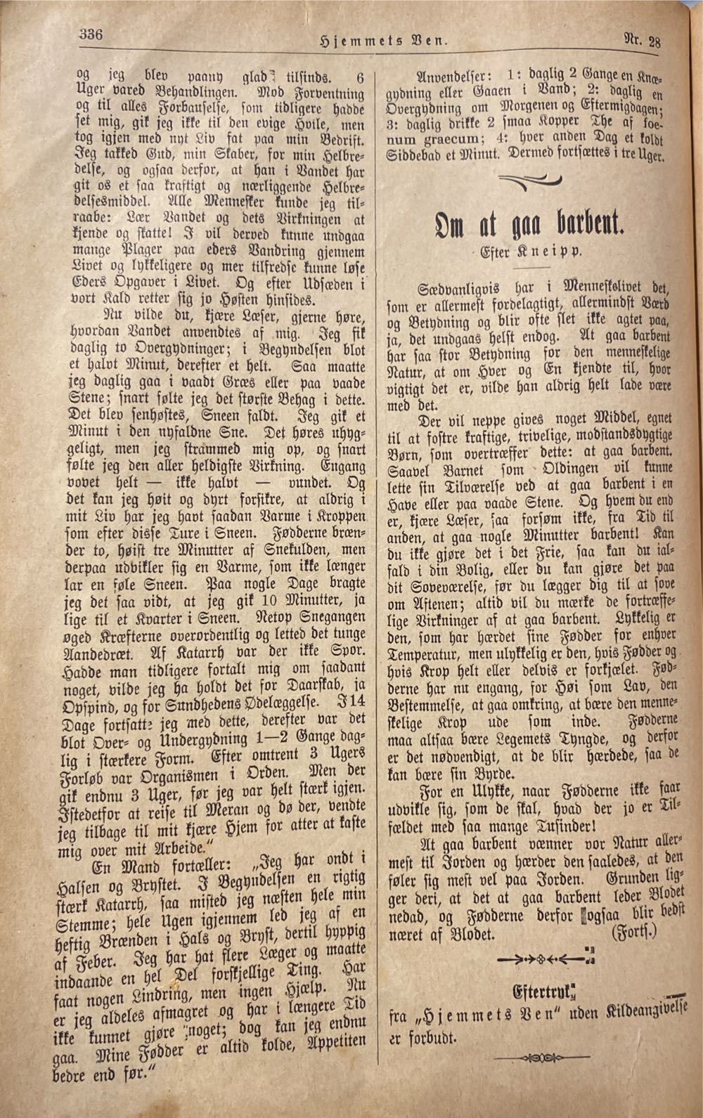 Hjemmets Ven (H)  (July) magazine collectible - Main Image 2