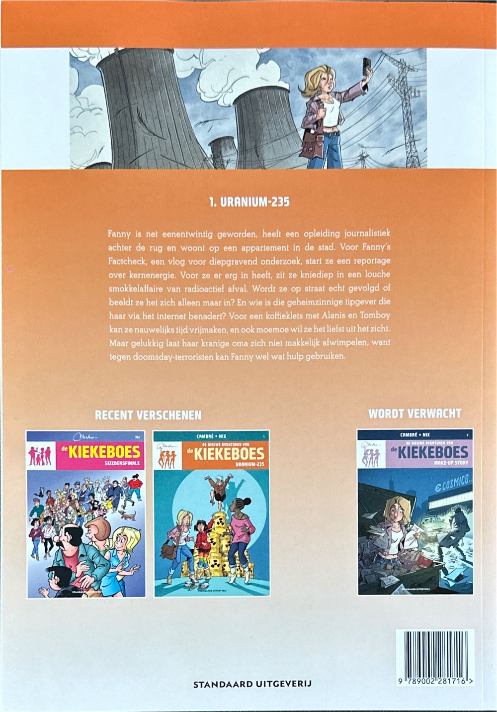 De Nieuwe Avonturen Van De Kiekeboes 1 Uranium-235  (July) magazine collectible [Barcode 9789002281716] - Main Image 2